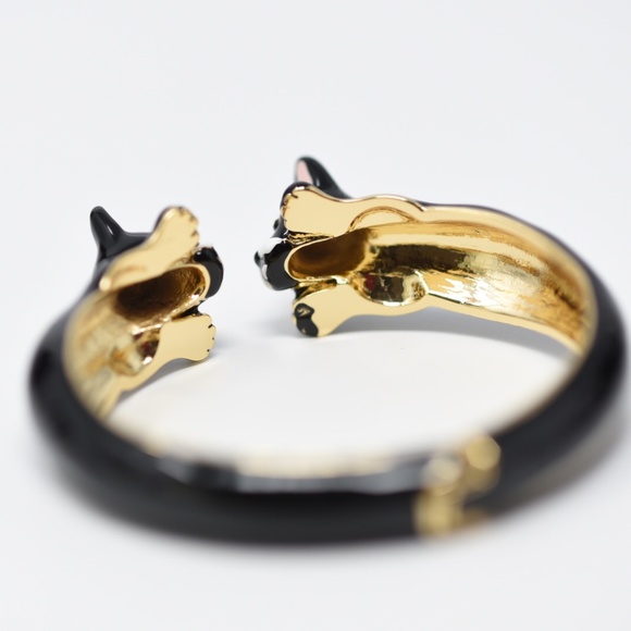 NEW Kate Spade Antoine Dog Open Hinged Cuff - Picture 8 of 8